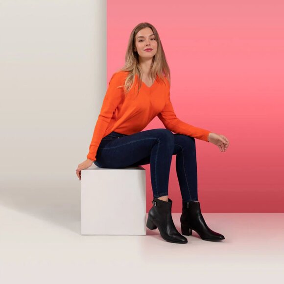 aetrex Rubi Arch Support Boots - Black Size 7 - Picture 16 of 16